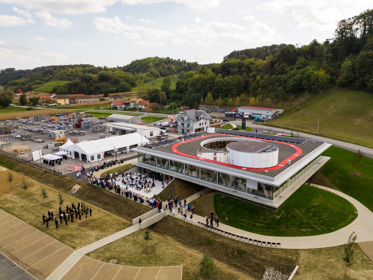 Eröffnung des Produktionsgebäudes von MDK Građevinar