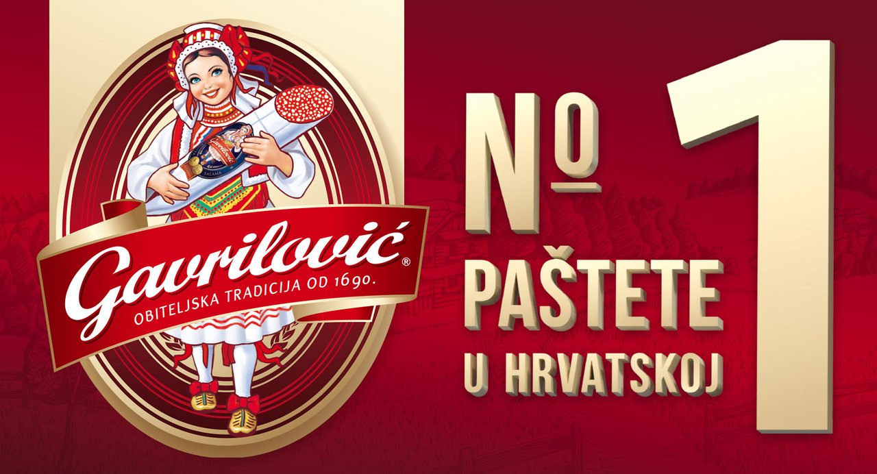 Gavrilović – Nummer 1 in der Pâté-Kategorie in Kroatien