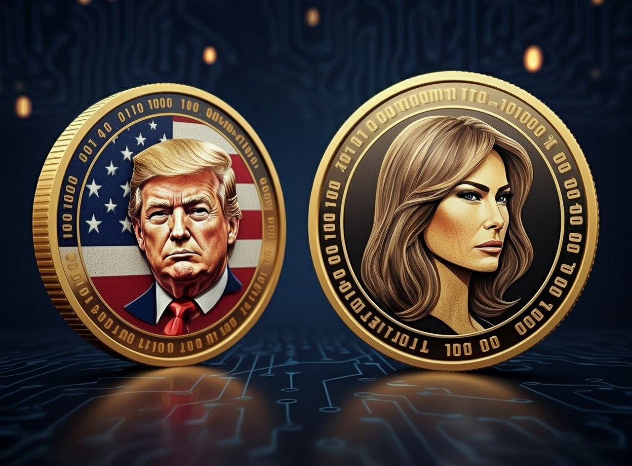 TRUMP and MELANIA crypto coins