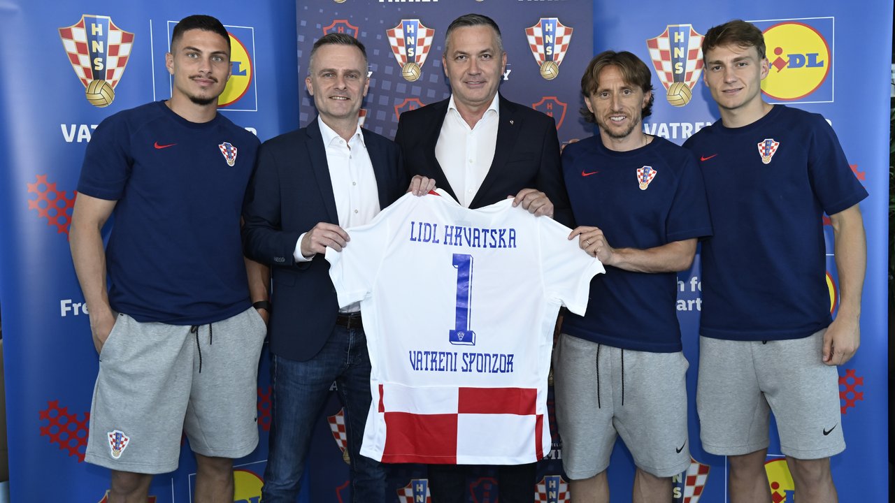 Lidl postaje Vatreni sponzor hrvatske nogometne reprezentacije