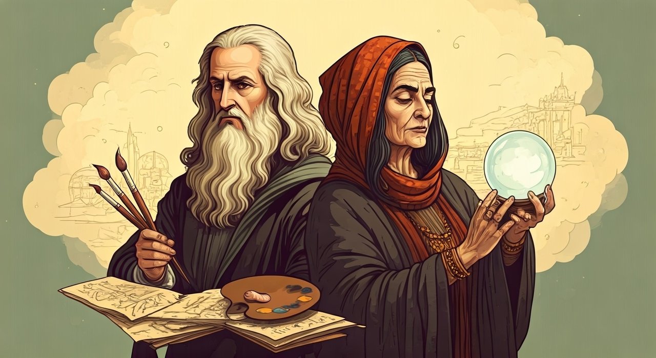Leonardo da Vinci und Baba Vanga würden sich nicht um ihre Jobs sorgen