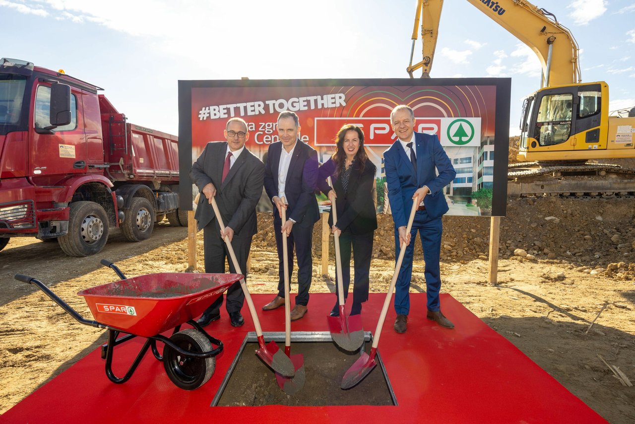 Spar Hrvatska beginnt mit dem Bau eines neuen Verwaltungsgebäudes