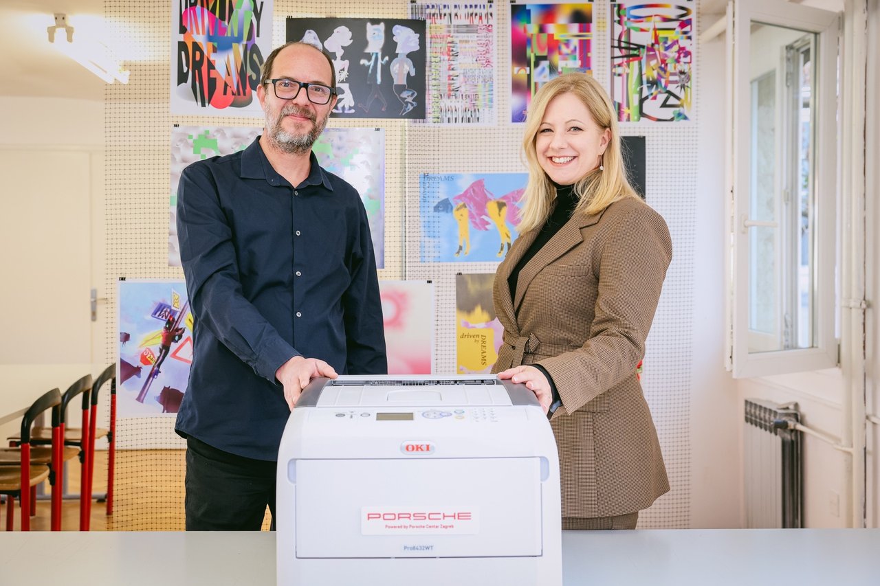 Neuer Drucker für neue Generationen von Designstudenten in Zagreb