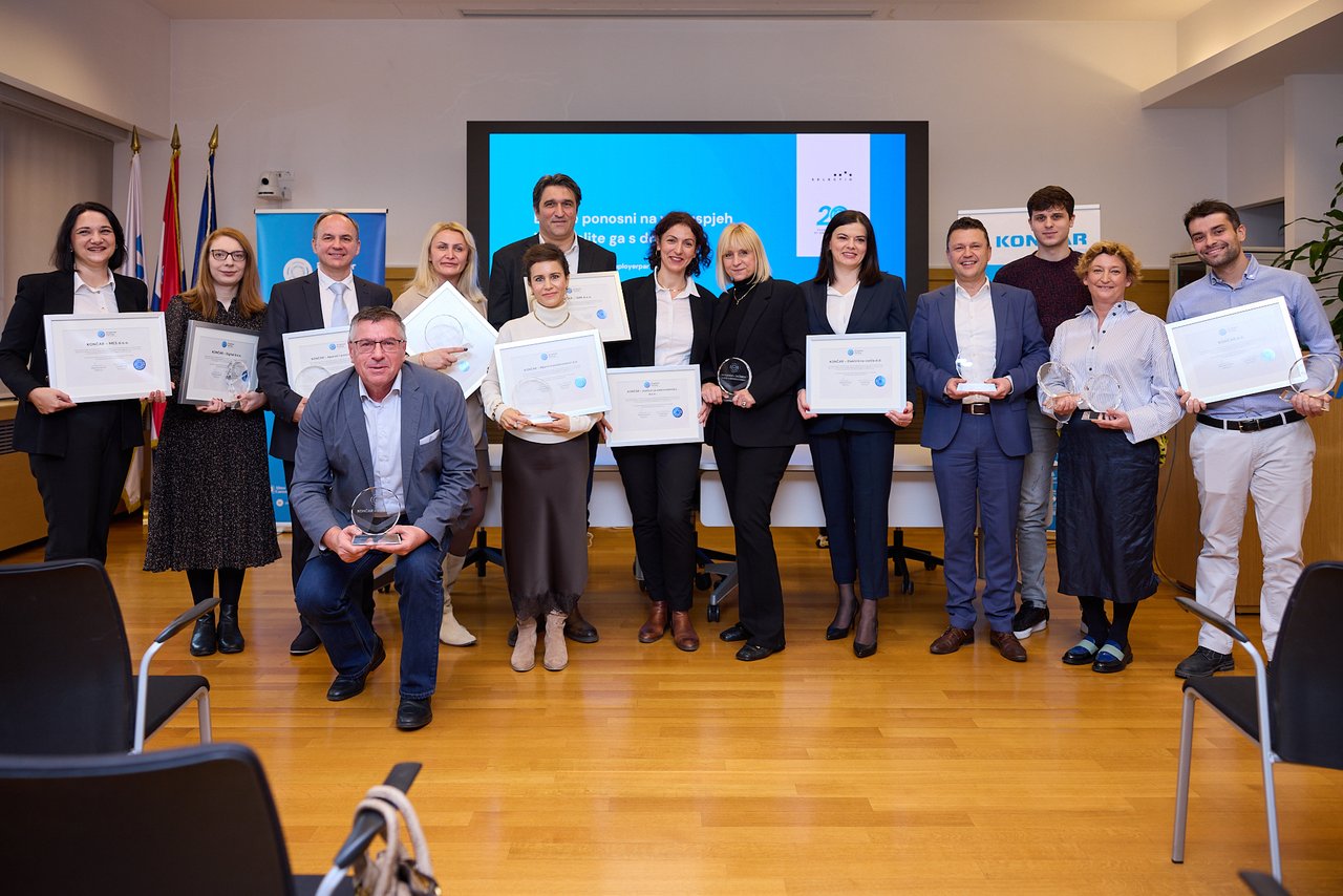 KONČAR mit dem Arbeitgeber-Partner-Zertifikat für Exzellenz ausgezeichnet