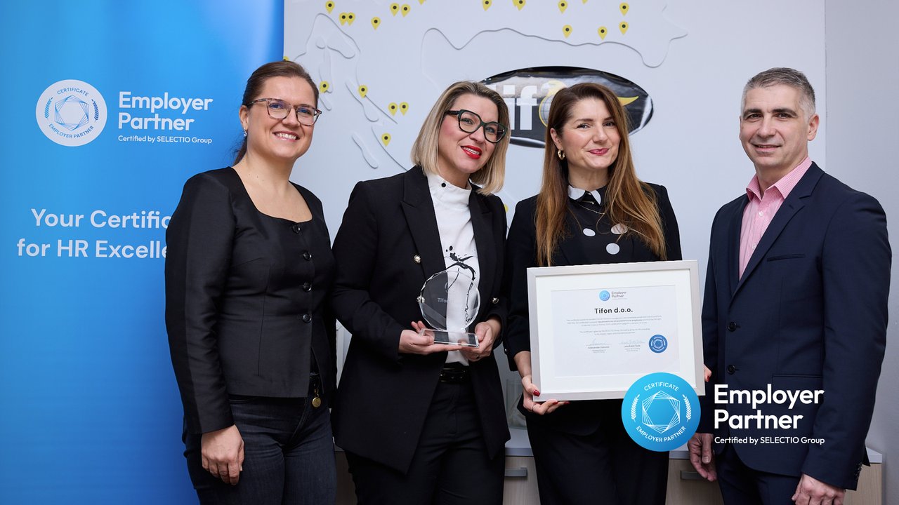 Tifon hat ein weiteres Arbeitgeberpartner-Zertifikat erworben