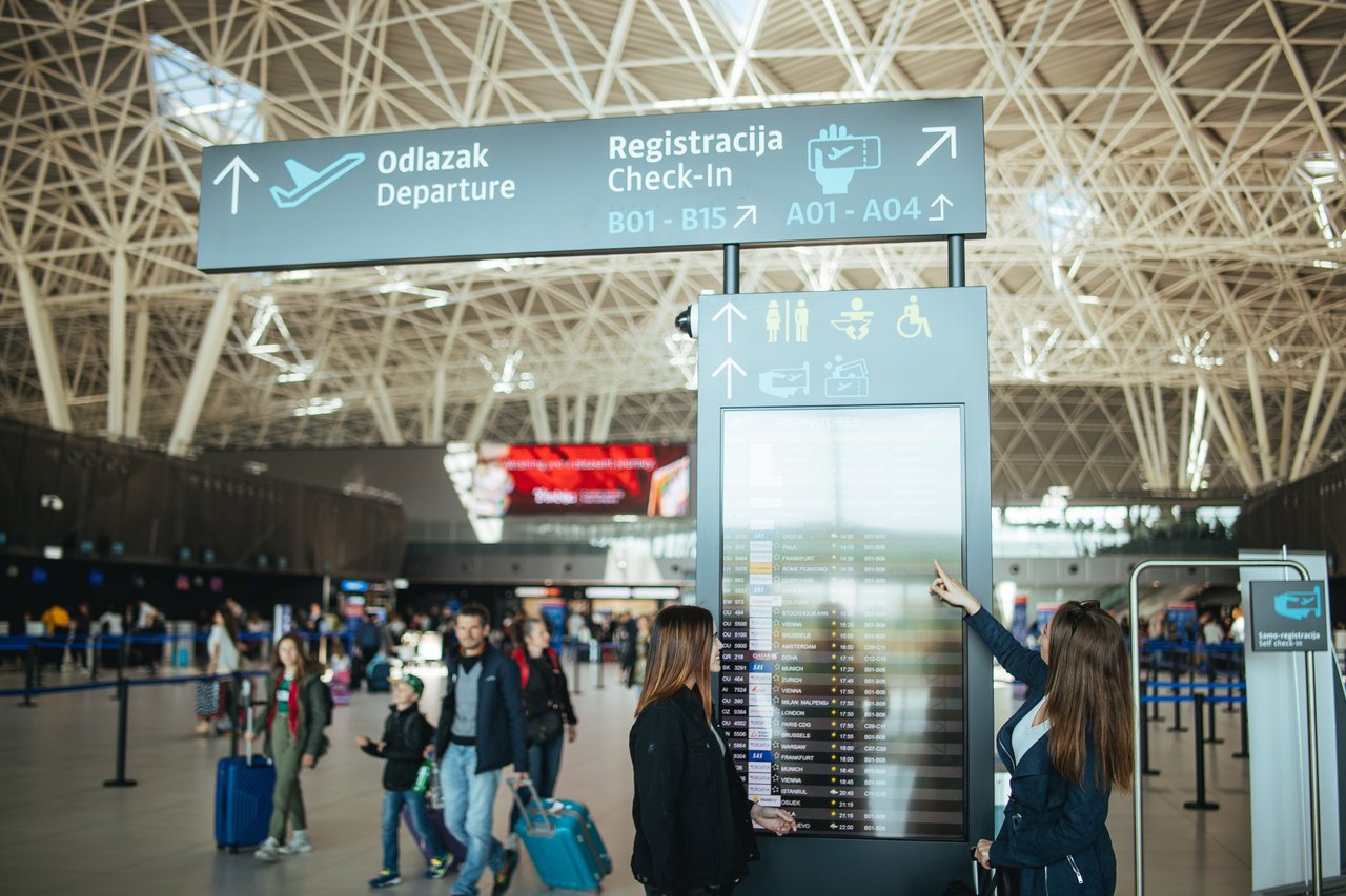 <p>Aerodrom Franjo Tuđman - putnički terminal</p>