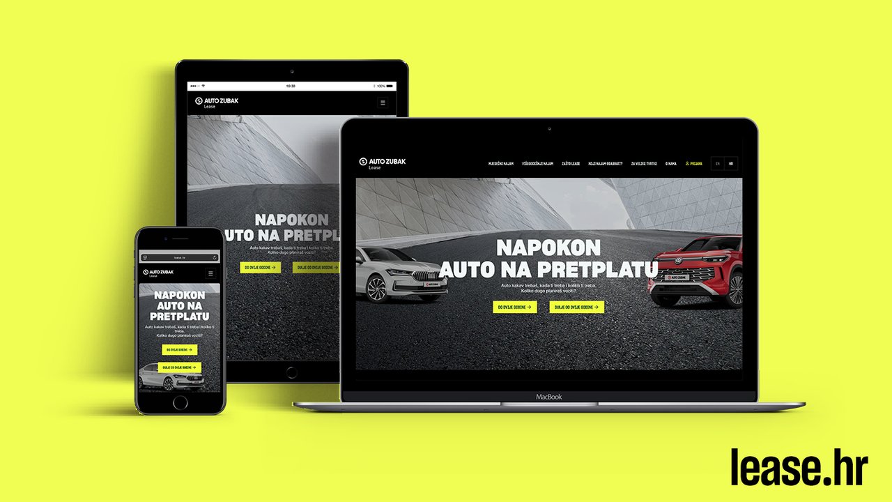 AutoZubak Introduces Lease.hr: Subscription for Cars for Companies and Seasonal Workers