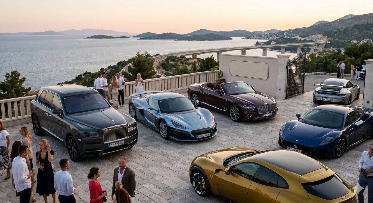 Luxury on Croatian Roads: Porsche Declines, Bentley and Rolls-Royce Rise