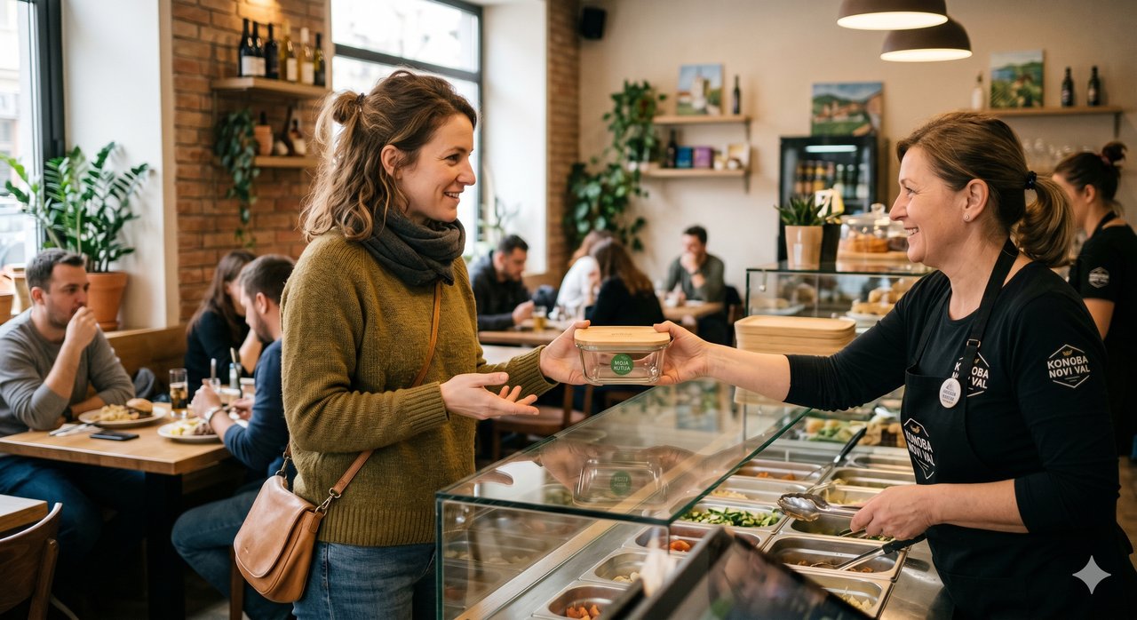 From next year, you can bring your own packaging to restaurants