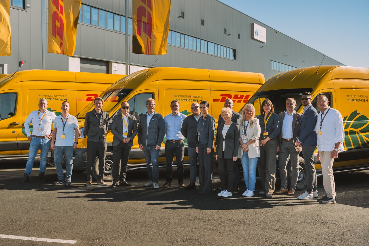 Électrification des véhicules Ford chez DHL