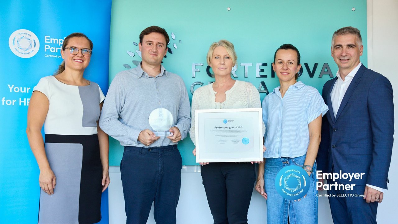 Fortenova Group Received Employer Partner Certificate