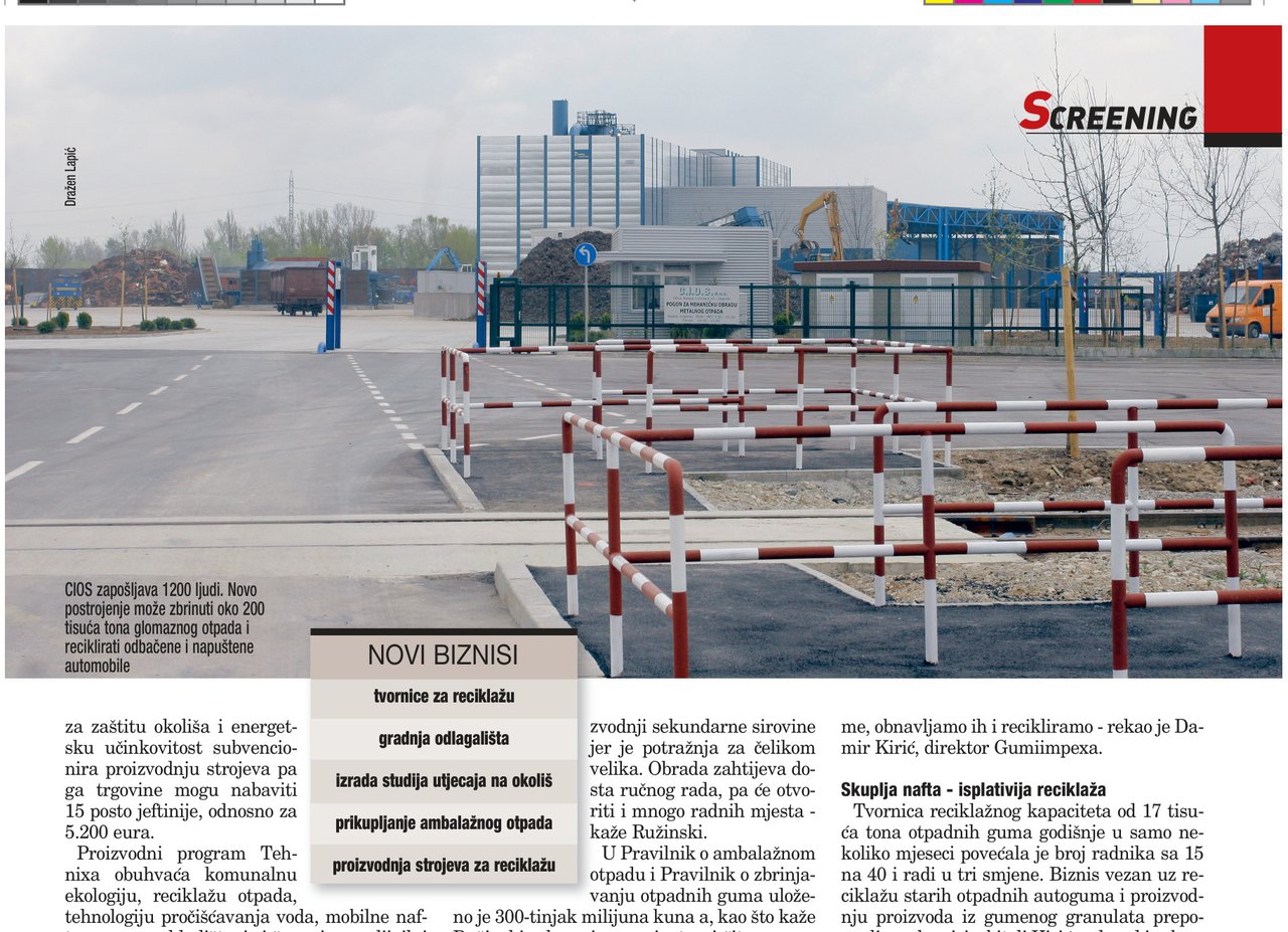 Novo tržište otpada teško 160 milijuna eura godišnje