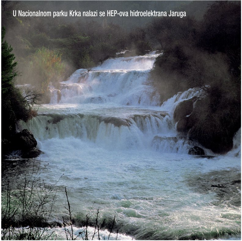 U sustavu HEP-a 25 hidroelektrana snage 2.078 MW