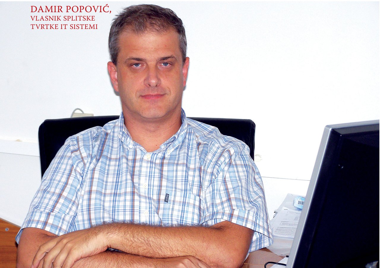 Damir Popović, vlasnik splitske tvrtke IT Sistemi