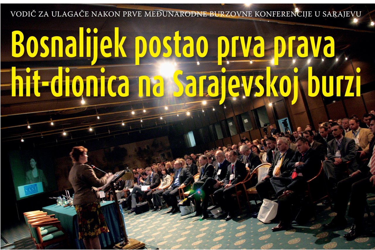 Bosnalijek postao prva prava hit-dionica na Sarajevskoj burzi