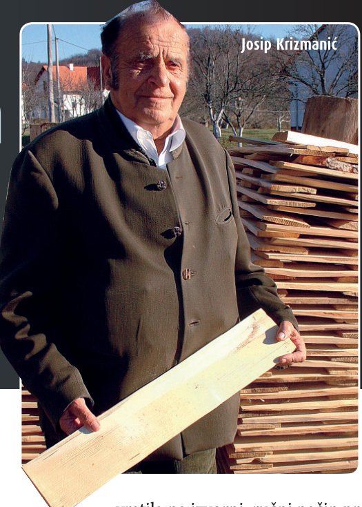 Josip Krizmanić, aktivni obrtnik u 82. godini