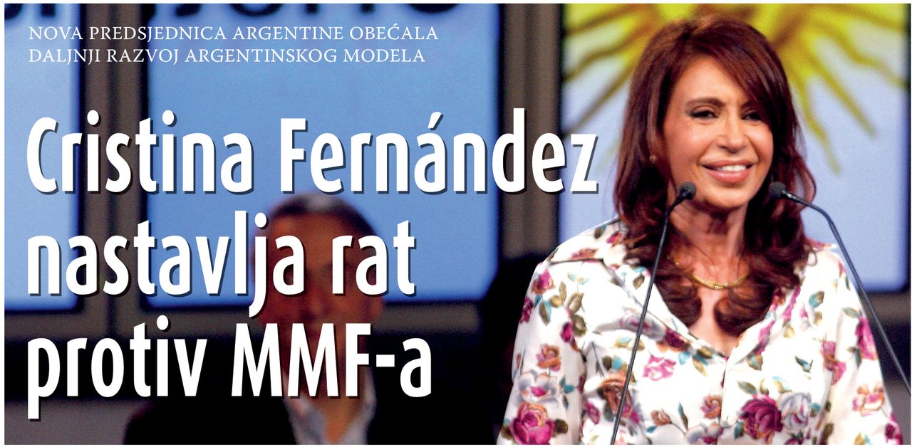 Cristina Fernández nastavlja rat protiv MMF-a