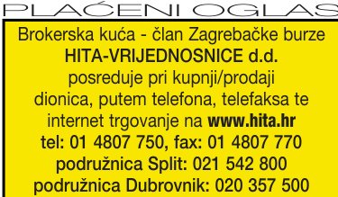 Gubitnik tjedna: Tekstilpromet