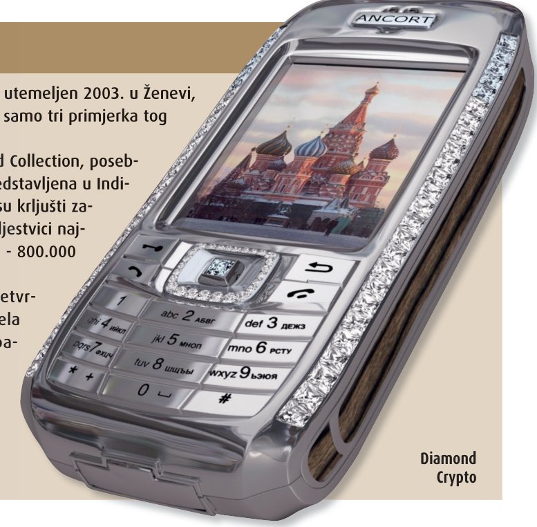 Šifrirano telefoniranje uz dijamante na uhu za milijun eura