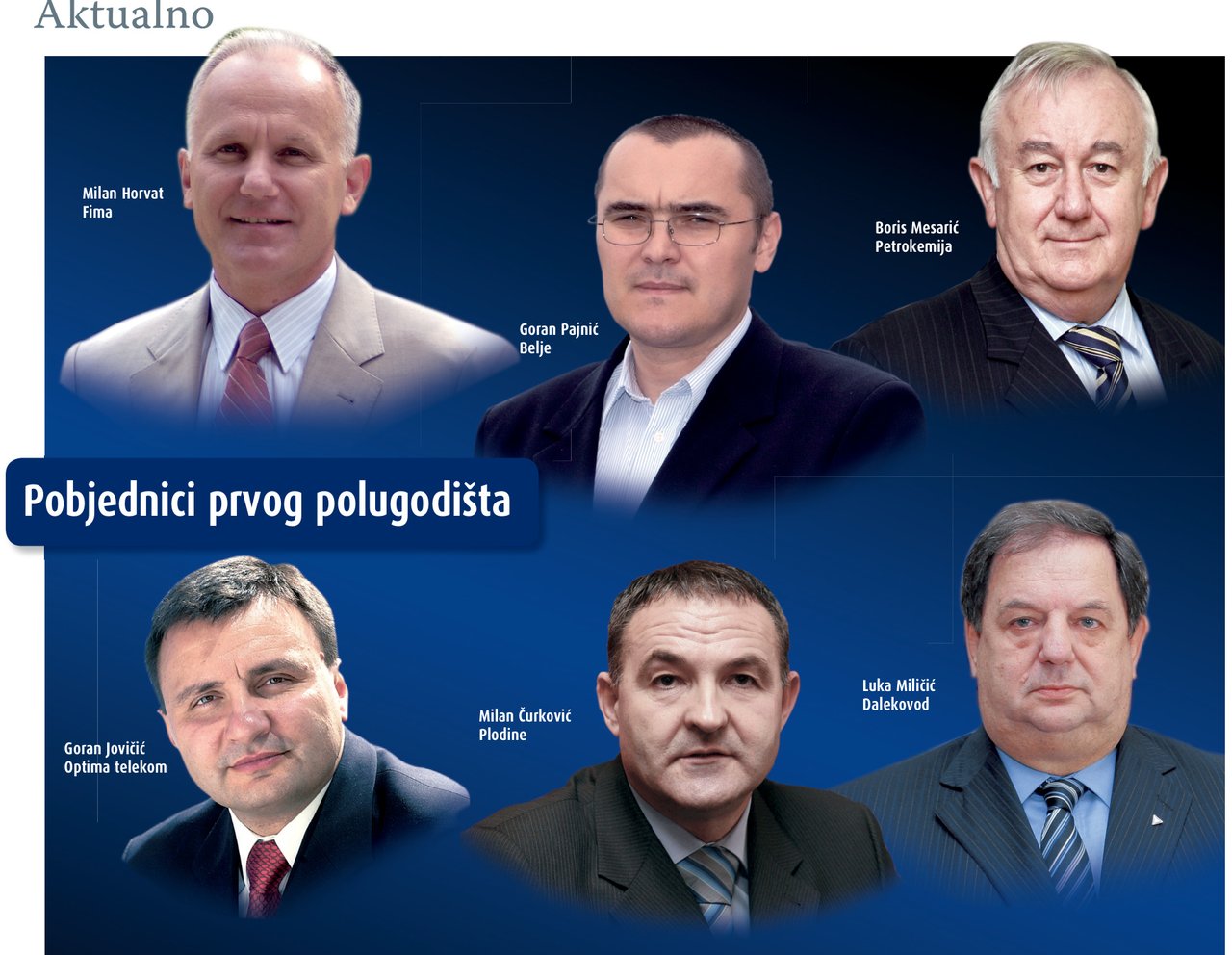 Pobjednici prvog polugodišta