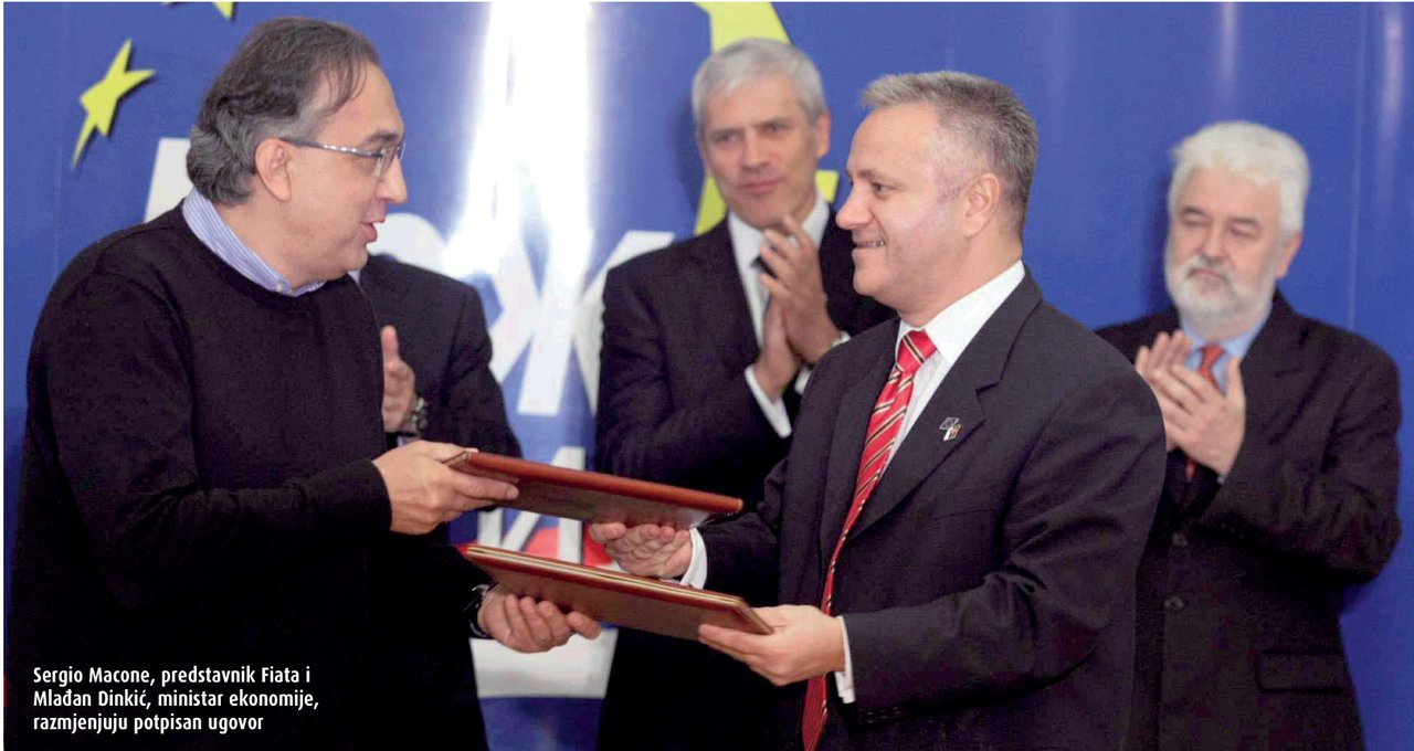 Zajedničko ulaganje talijanskog Fiata i srbijanske vlade