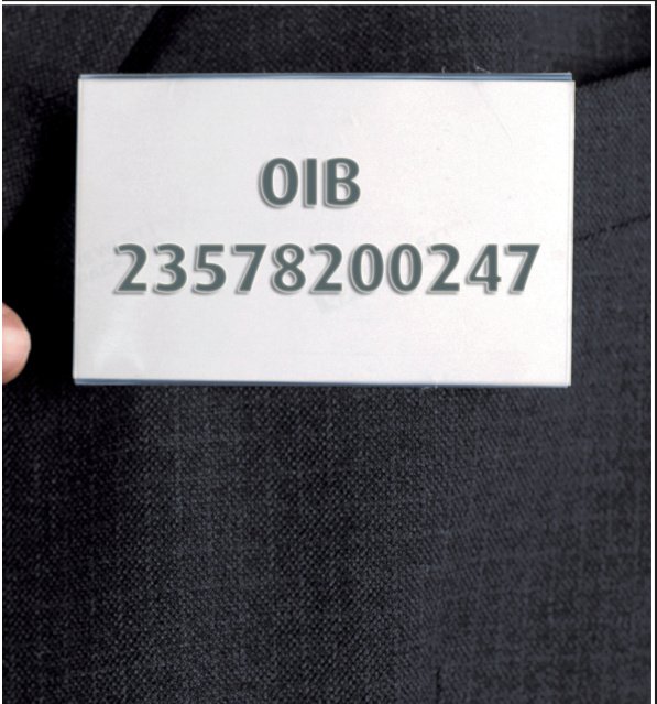 Kao porezni broj OIB će se rabiti tek od 1. siječnja 2010.