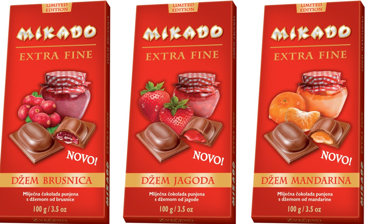 Zlatno pakiranje Mikado Croatian Premium čokolade