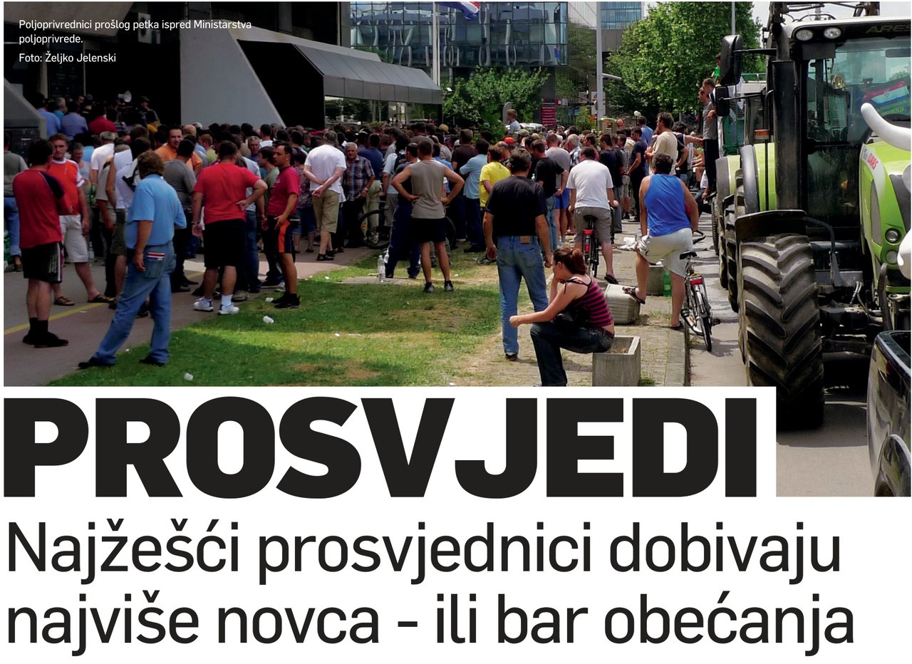 Šest prosvjednih grupa