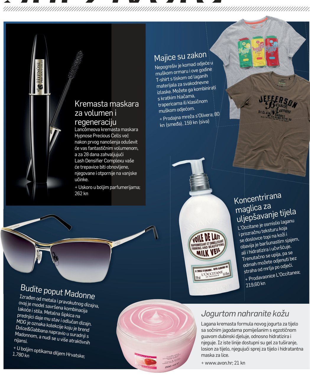 Kremasta maskara za volumen i regeneraciju