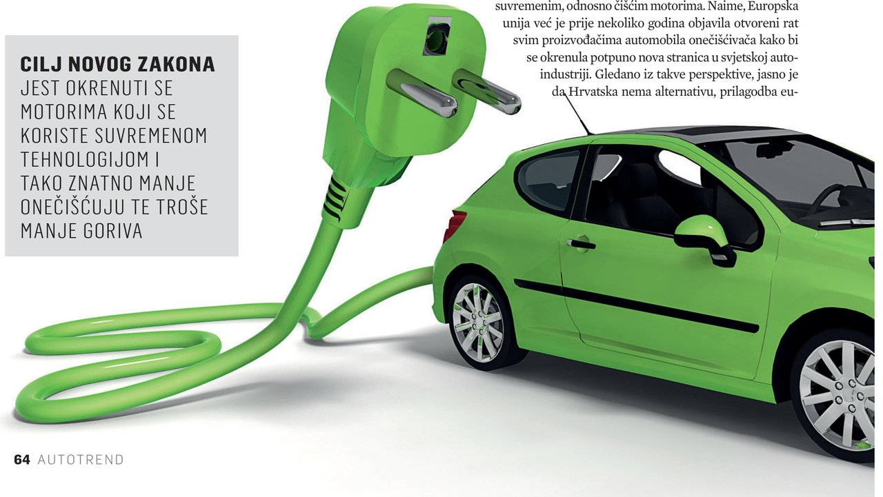 HRVATSKA NAPOKOA PRIPREMILA ZAKON O ZELENIM AUTOMOBILIMA