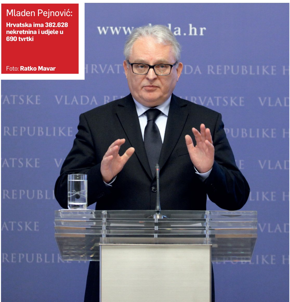 Za državnu imovinu kriva su ministarstva