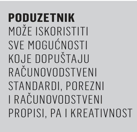 Nove formule za glancanje bilance