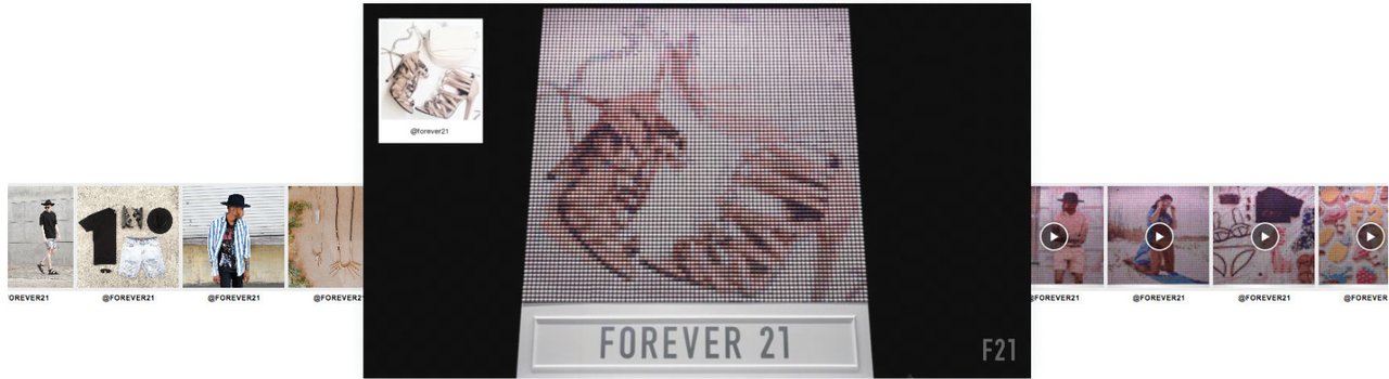 Tag your Instagrams with #F21ThreadScreen