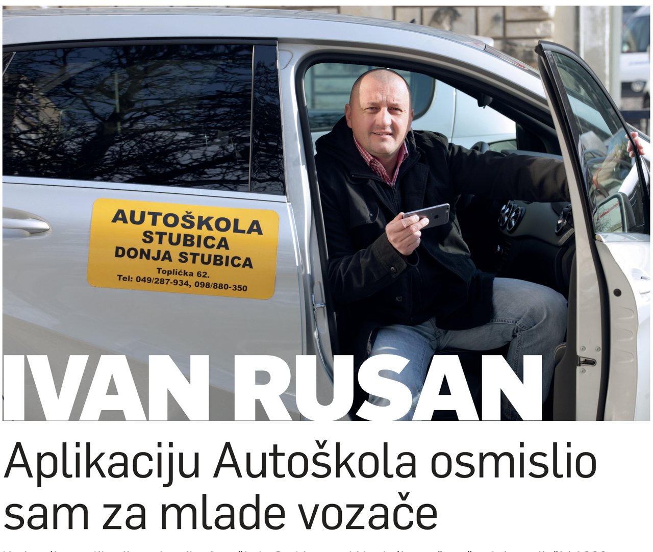 Aplikaciju Autoškola osmislio sam za mlade vozače