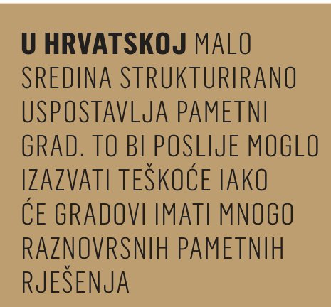 5 PODRUČJA ZA OSVAJANJE