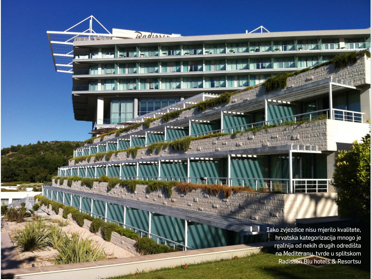 Bijeg od pete zvjezdice HRVATSKI HOTELI NE ŽELE U NAJVIŠU KATEGORIJU JER GUBE POSLOVNE GOSTE