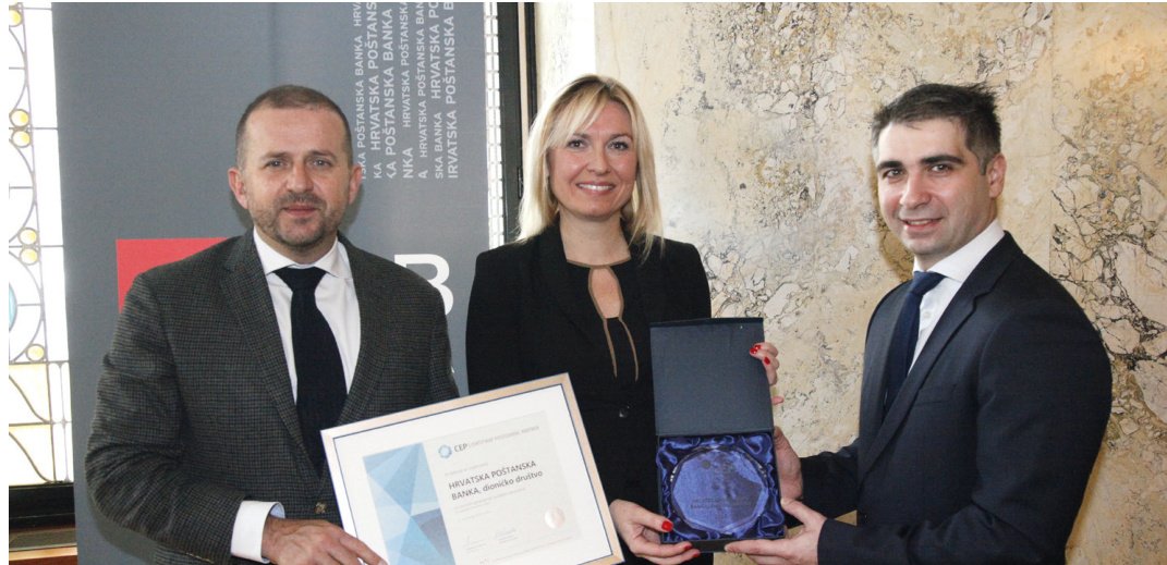 HPB prvi put dobio priznanje Poslodavac partner