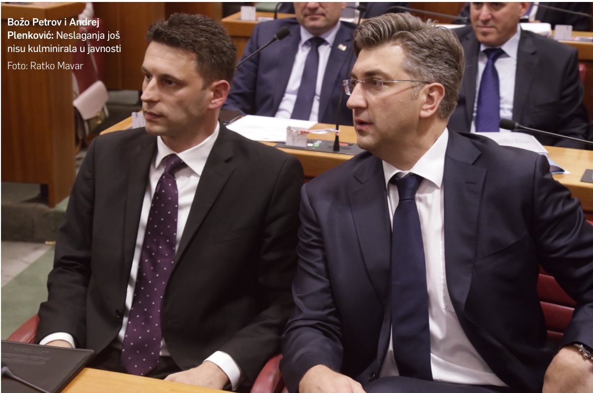 Most za osnivanje Vladina ekonomskog savjeta, Plenković protiv